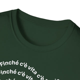 T-shirt Unisex C È ANSIA Stile Casual Moda | Maglietta unisex c’è ansia ironica | T-shirt unisex messaggio divertente | Maglietta casual ansia humor