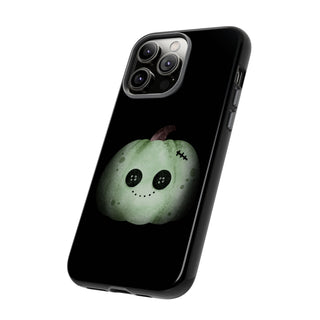Custodia iPhone Halloween Zucca Zombie Cover | Cover iPhone zucca zombie divertente | Custodia iPhone tema halloween originale | Cover protettiva iPhone halloween
