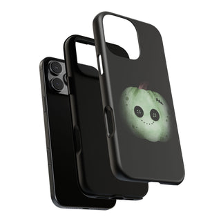 Custodia iPhone Halloween Zucca Zombie Cover | Cover iPhone zucca zombie divertente | Custodia iPhone tema halloween originale | Cover protettiva iPhone halloween