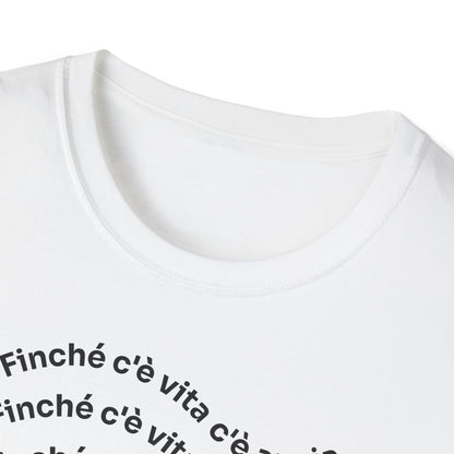 T-shirt Unisex C È ANSIA Stile Casual Moda | Maglietta unisex c’è ansia ironica | T-shirt unisex messaggio divertente | Maglietta casual ansia humor