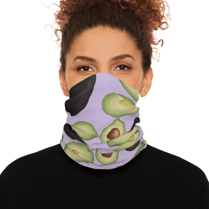 Avocado lilac NECK WARMER SCARF