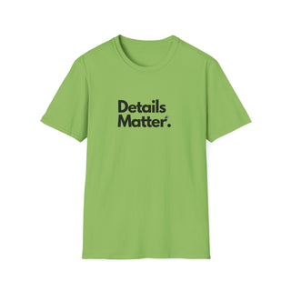 T-shirt Unisex DETAILS MATTER Stile Casual Moda | Maglietta unisex details matter | T-shirt lifestyle unisex moderna | Maglietta unisex design motivazionale
