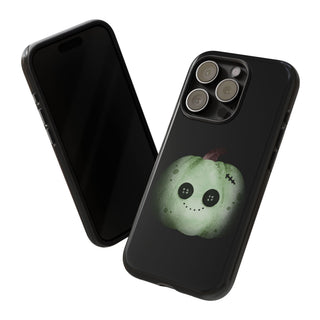 Custodia iPhone Halloween Zucca Zombie Cover | Cover iPhone zucca zombie divertente | Custodia iPhone tema halloween originale | Cover protettiva iPhone halloween