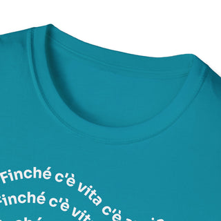 T-shirt Unisex C È ANSIA Stile Casual Moda | Maglietta unisex c’è ansia ironica | T-shirt unisex messaggio divertente | Maglietta casual ansia humor