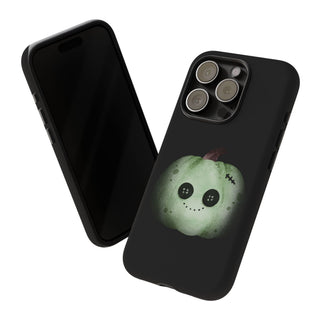 Custodia iPhone Halloween Zucca Zombie Cover | Cover iPhone zucca zombie divertente | Custodia iPhone tema halloween originale | Cover protettiva iPhone halloween
