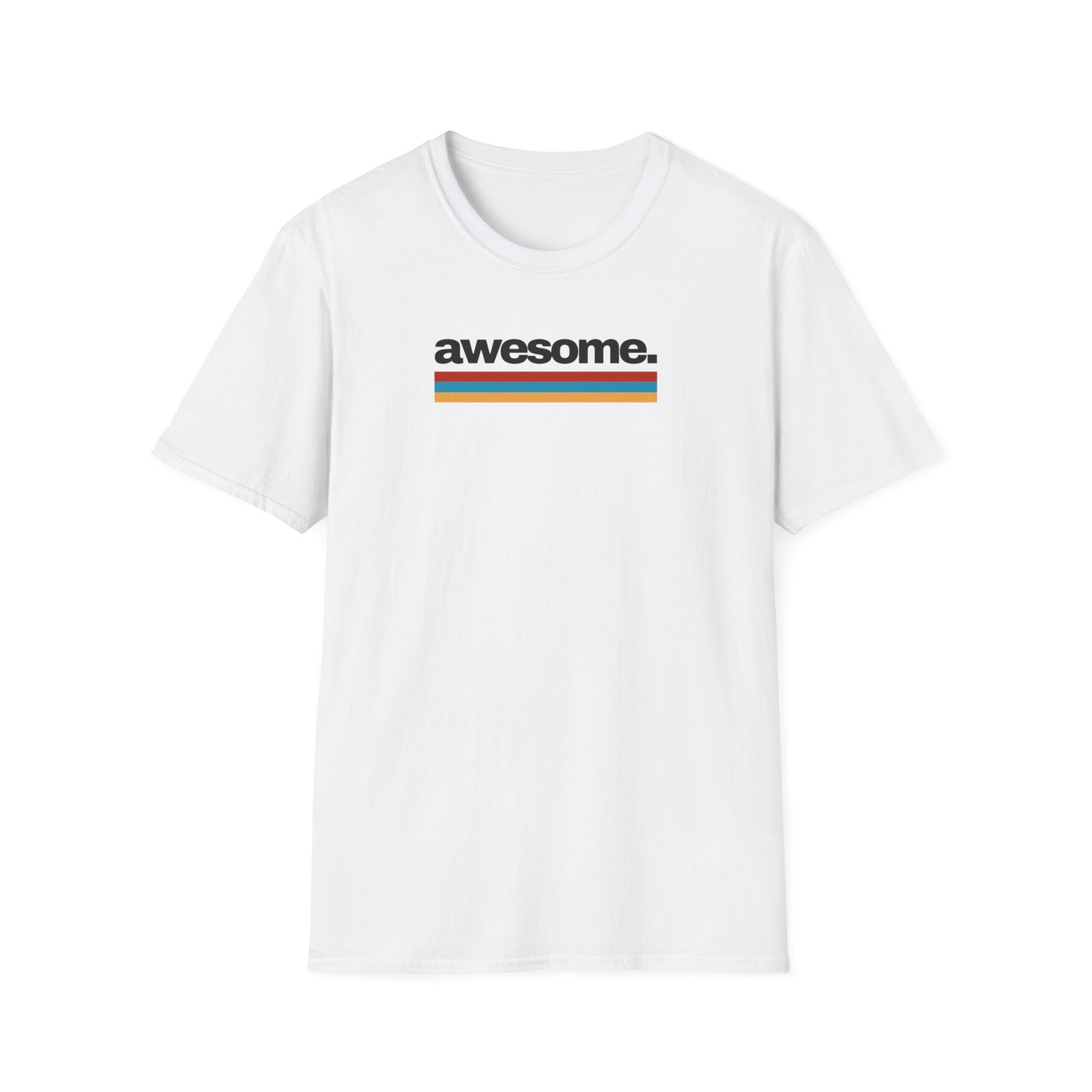 T-shirt Unisex AWESOME Stile Casual Moda | Maglietta unisex awesome casual | T-shirt moderna unisex lifestyle | Maglietta unisex design minimal