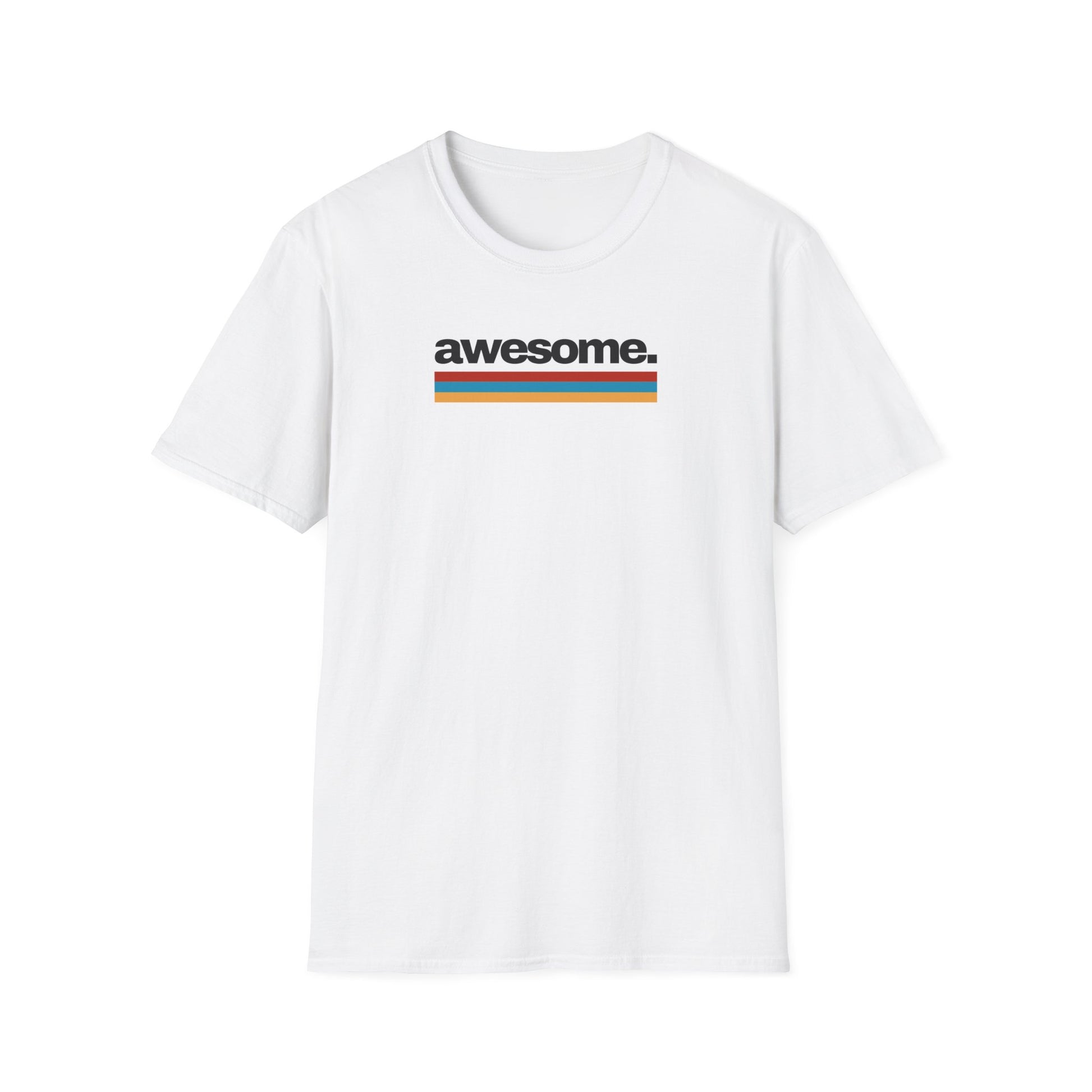 T-shirt Unisex AWESOME Stile Casual Moda | Maglietta unisex awesome casual | T-shirt moderna unisex lifestyle | Maglietta unisex design minimal