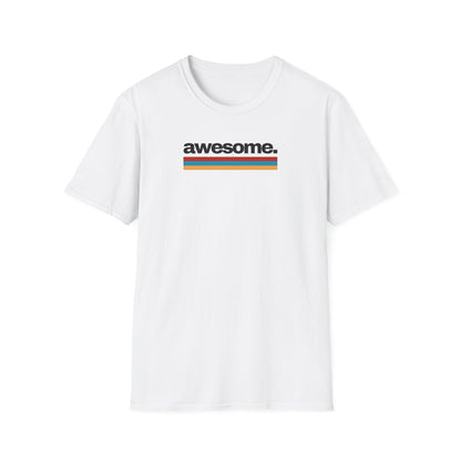 T-shirt Unisex AWESOME Stile Casual Moda | Maglietta unisex awesome casual | T-shirt moderna unisex lifestyle | Maglietta unisex design minimal