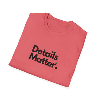 T-shirt Unisex DETAILS MATTER Stile Casual Moda | Maglietta unisex details matter | T-shirt lifestyle unisex moderna | Maglietta unisex design motivazionale