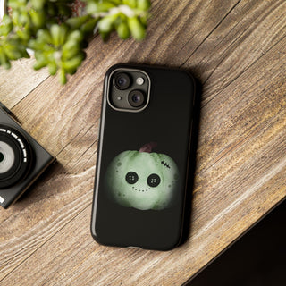 Custodia iPhone Halloween Zucca Zombie Cover | Cover iPhone zucca zombie divertente | Custodia iPhone tema halloween originale | Cover protettiva iPhone halloween