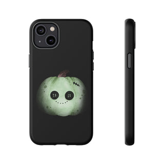 Custodia iPhone Halloween Zucca Zombie Cover | Cover iPhone zucca zombie divertente | Custodia iPhone tema halloween originale | Cover protettiva iPhone halloween