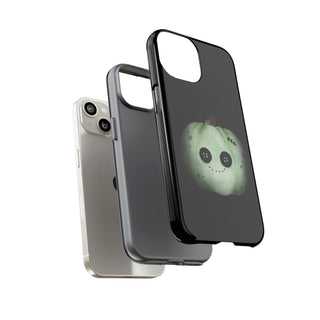 Custodia iPhone Halloween Zucca Zombie Cover | Cover iPhone zucca zombie divertente | Custodia iPhone tema halloween originale | Cover protettiva iPhone halloween