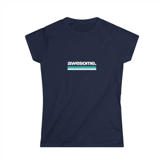 Awesome T-Shirt Donna Stile Casual Moderno | Maglietta donna positiva | T-shirt entusiasmo donna | Abbigliamento donna casual trendy