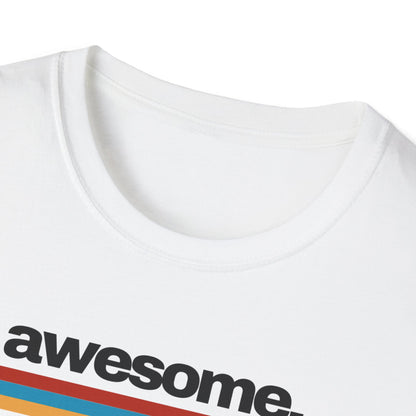T-shirt Unisex AWESOME Stile Casual Moda | Maglietta unisex awesome casual | T-shirt moderna unisex lifestyle | Maglietta unisex design minimal