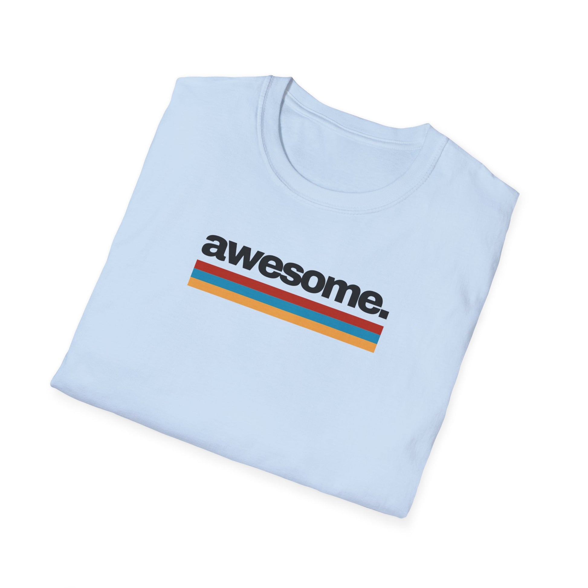 T-shirt Unisex AWESOME Stile Casual Moda | Maglietta unisex awesome casual | T-shirt moderna unisex lifestyle | Maglietta unisex design minimal