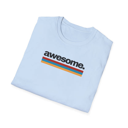 T-shirt Unisex AWESOME Stile Casual Moda | Maglietta unisex awesome casual | T-shirt moderna unisex lifestyle | Maglietta unisex design minimal