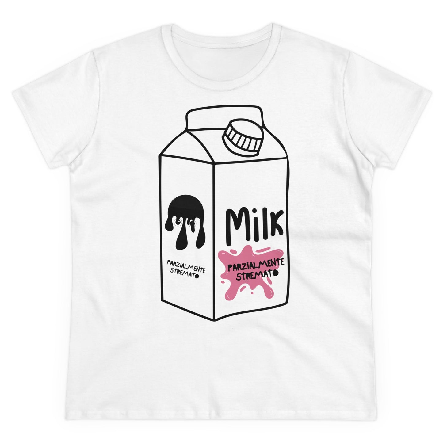 PARZIALMENTE STREMATO T-Shirt Donna