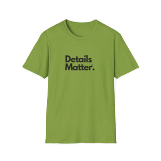 T-shirt Unisex DETAILS MATTER Stile Casual Moda | Maglietta unisex details matter | T-shirt lifestyle unisex moderna | Maglietta unisex design motivazionale
