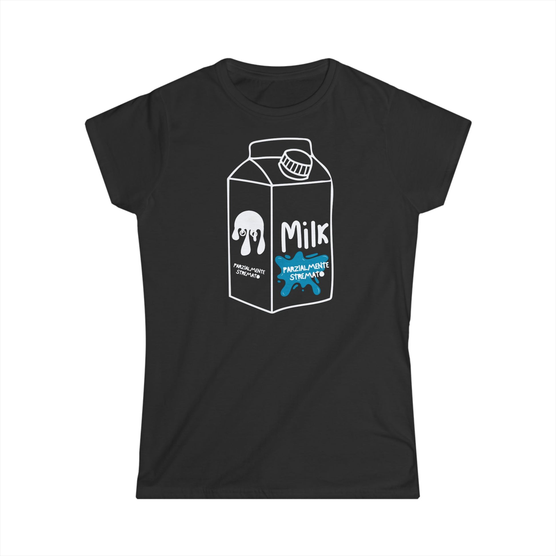 T-shirt Donna PARZIALMENTE STREMATO Stile Casual | Maglietta donna parzialmente stremato | T-shirt lifestyle donna ironica | Maglietta donna design divertente