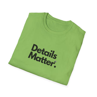 T-shirt Unisex DETAILS MATTER Stile Casual Moda | Maglietta unisex details matter | T-shirt lifestyle unisex moderna | Maglietta unisex design motivazionale