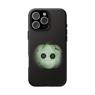 Custodia iPhone Halloween Zucca Zombie Cover | Cover iPhone zucca zombie divertente | Custodia iPhone tema halloween originale | Cover protettiva iPhone halloween