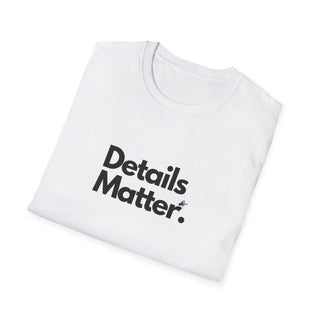 T-shirt Unisex DETAILS MATTER Stile Casual Moda | Maglietta unisex details matter | T-shirt lifestyle unisex moderna | Maglietta unisex design motivazionale