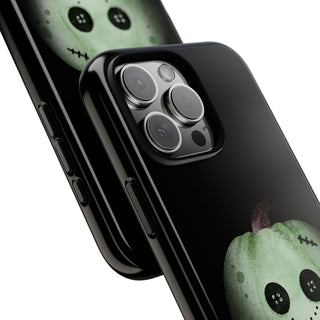 Custodia iPhone Halloween Zucca Zombie Cover | Cover iPhone zucca zombie divertente | Custodia iPhone tema halloween originale | Cover protettiva iPhone halloween