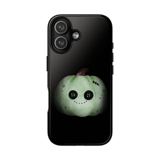 Custodia iPhone Halloween Zucca Zombie Cover | Cover iPhone zucca zombie divertente | Custodia iPhone tema halloween originale | Cover protettiva iPhone halloween