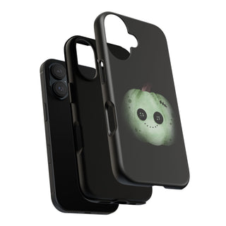 Custodia iPhone Halloween Zucca Zombie Cover | Cover iPhone zucca zombie divertente | Custodia iPhone tema halloween originale | Cover protettiva iPhone halloween