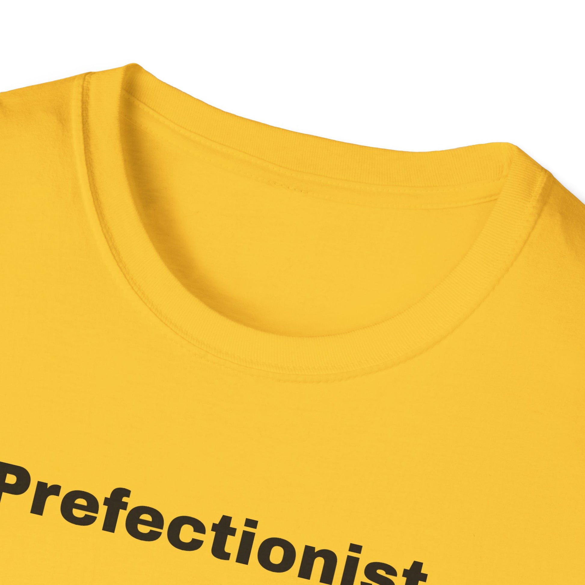 Perfectionist T-Shirt Unisex Stile Casual | Maglietta unisex perfezionista | T-shirt minimal design unisex | Abbigliamento frase stylish unisex