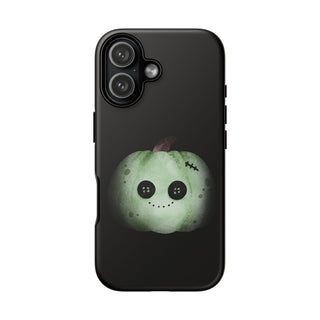 Custodia iPhone Halloween Zucca Zombie Cover | Cover iPhone zucca zombie divertente | Custodia iPhone tema halloween originale | Cover protettiva iPhone halloween