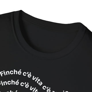 T-shirt Unisex C È ANSIA Stile Casual Moda | Maglietta unisex c’è ansia ironica | T-shirt unisex messaggio divertente | Maglietta casual ansia humor