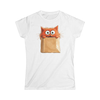 T-shirt Donna NON DIRE GATTO Stile Casual | Maglietta donna frase NON DIRE GATTO | T-shirt ironica donna design casual | Maglietta donna stile urbano gatto