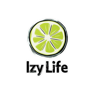 Sticker IZY LIFE Impermeabile Adesivo Originale | Adesivo IZY LIFE resistente all’acqua | Sticker creativo IZY LIFE per laptop | Adesivo impermeabile IZY LIFE design unico