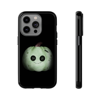 Custodia iPhone Halloween Zucca Zombie Cover | Cover iPhone zucca zombie divertente | Custodia iPhone tema halloween originale | Cover protettiva iPhone halloween