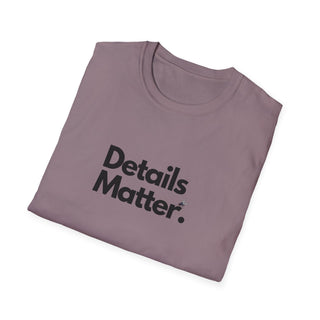 T-shirt Unisex DETAILS MATTER Stile Casual Moda | Maglietta unisex details matter | T-shirt lifestyle unisex moderna | Maglietta unisex design motivazionale