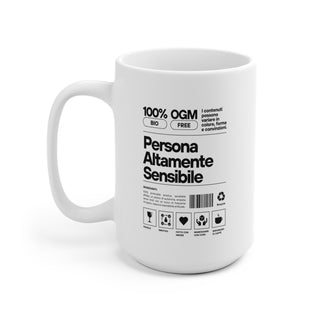 Tazza di ceramica  "Persona Altamente Sensibile"