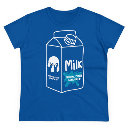 PARZIALMENTE STREMATO T-Shirt Donna