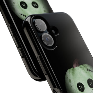Custodia iPhone Halloween Zucca Zombie Cover | Cover iPhone zucca zombie divertente | Custodia iPhone tema halloween originale | Cover protettiva iPhone halloween