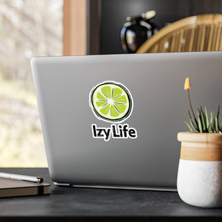 Sticker IZY LIFE Impermeabile Adesivo Originale | Adesivo IZY LIFE resistente all’acqua | Sticker creativo IZY LIFE per laptop | Adesivo impermeabile IZY LIFE design unico