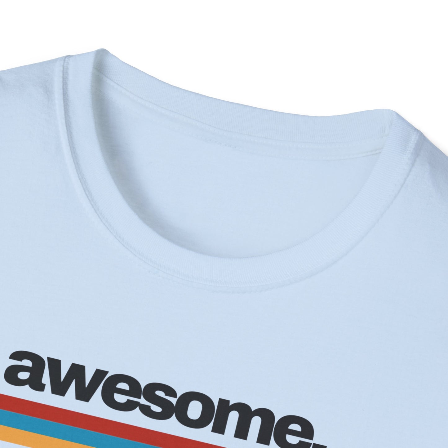 T-shirt Unisex AWESOME Stile Casual Moda | Maglietta unisex awesome casual | T-shirt moderna unisex lifestyle | Maglietta unisex design minimal