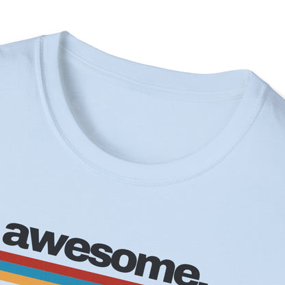 T-shirt Unisex AWESOME Stile Casual Moda | Maglietta unisex awesome casual | T-shirt moderna unisex lifestyle | Maglietta unisex design minimal