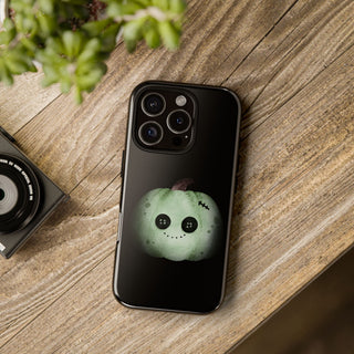 Custodia iPhone Halloween Zucca Zombie Cover | Cover iPhone zucca zombie divertente | Custodia iPhone tema halloween originale | Cover protettiva iPhone halloween