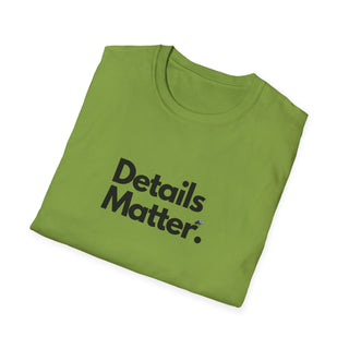T-shirt Unisex DETAILS MATTER Stile Casual Moda | Maglietta unisex details matter | T-shirt lifestyle unisex moderna | Maglietta unisex design motivazionale