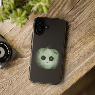 Custodia iPhone Halloween Zucca Zombie Cover | Cover iPhone zucca zombie divertente | Custodia iPhone tema halloween originale | Cover protettiva iPhone halloween