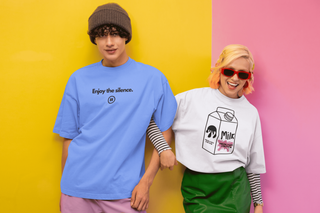 Magliette Enjoy the silence e Parzialmente Stremato